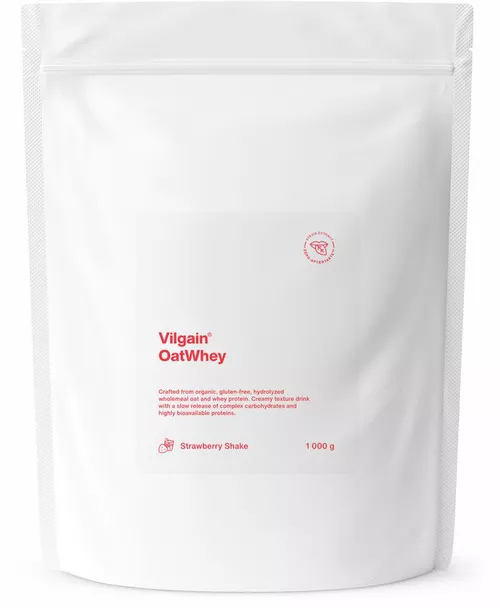 Vilgain Oatwhey jahodový milkshake 1000 g