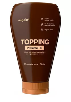 Vilgain Prebiotic Topping – čokoládový 300 g