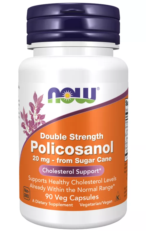 Now® Foods NOW Policosanol 20 mg, 90 rostlinných kapslí