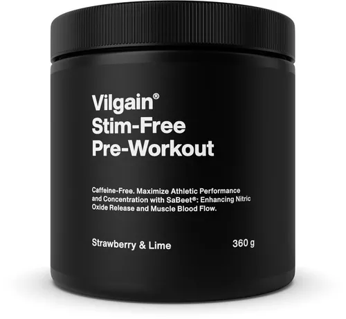 Vilgain Pre-Workout bez stimulantů 2.0 jahoda/limetka