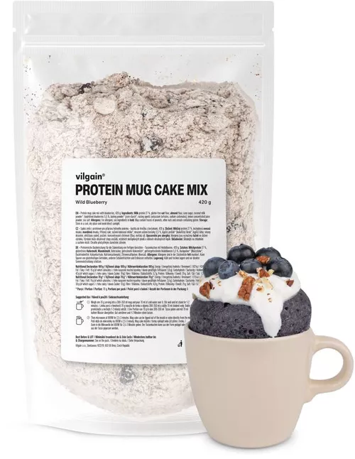 Vilgain Protein Mug Cake Mix borůvka 420 g