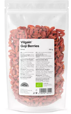 Vilgain Goji kustovnice čínská sušená BIO 150 g