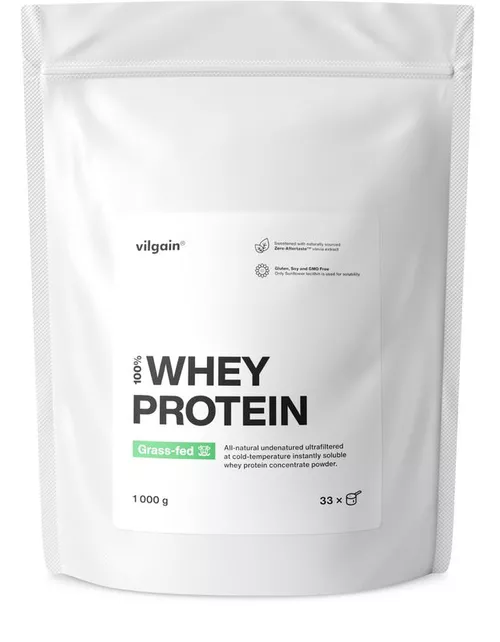 Vilgain Grass-Fed Whey Protein bez příchutě 1000 g