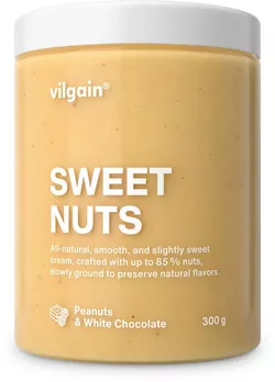 Vilgain Sweet Nuts Arašídy s bílou čokoládou 300 g