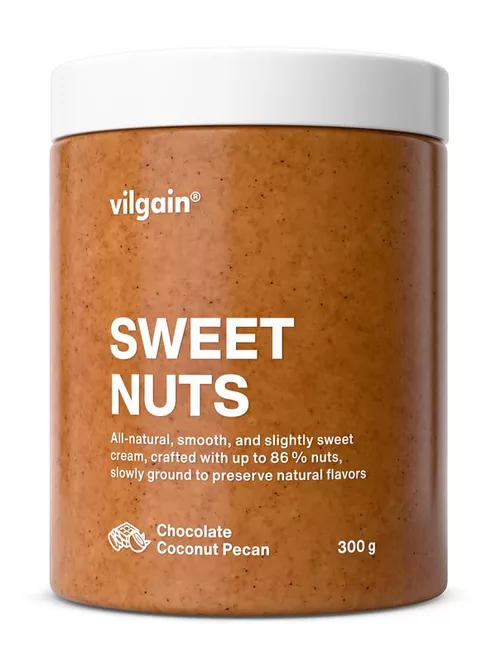 Vilgain Sweet Nuts pekany s čokoládou a kokosem 300 g