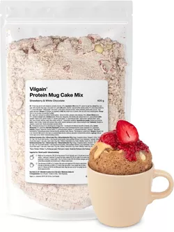 Vilgain Protein Mug Cake Mix Jahoda a bílá čokoláda 420 g