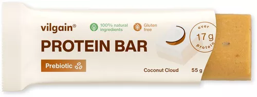 Vilgain Prebiotic Protein Bar – Coconut Cloud 55 g