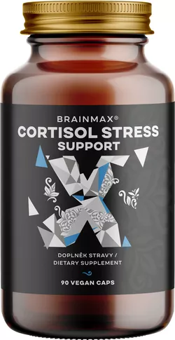 BrainMax Cortisol Stress Support, 90 rostlinných kapslí