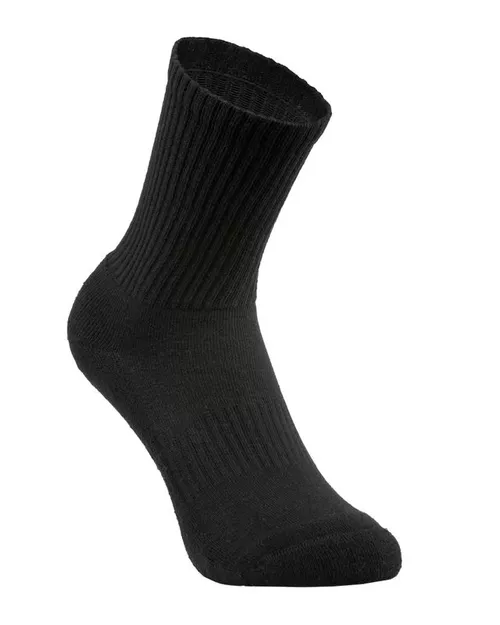 Vilgain Light Organic Crew Socks 35 - 38 3 páry black